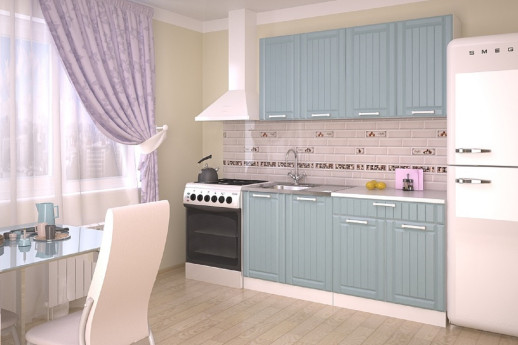 Кухонный гарнитур «Кухонный гарнитур «РоялВуд Голубой Прованс - 4 (1600 мм)»»