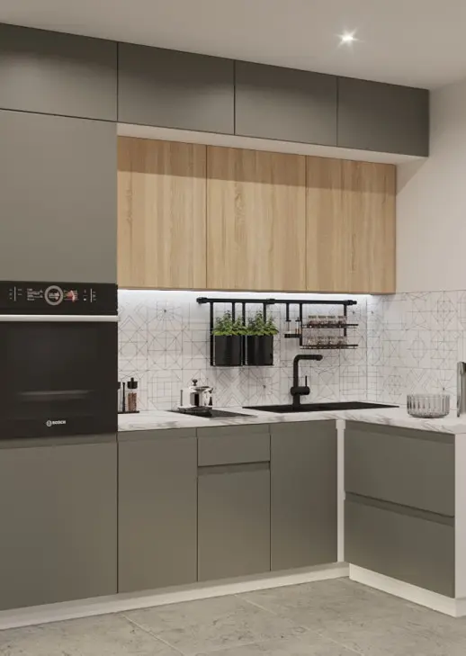 Кухонный гарнитур «Кухонный гарнитур «Акция Лайн 2400*1400 мм»»