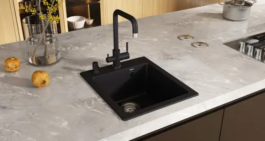 Смеситель ULGRAN U-019 с дополнительным краном для питьевой воды