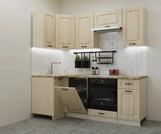 Грецкий орех 1000х2050 мм угловая 1