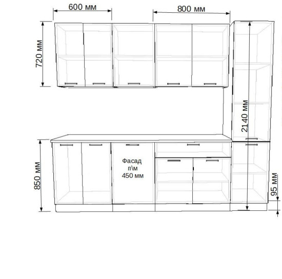 РоялВуд Голубой Прованс - 16 (2250 мм)