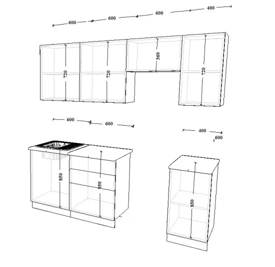 Бетон темный Рустик натур 2200