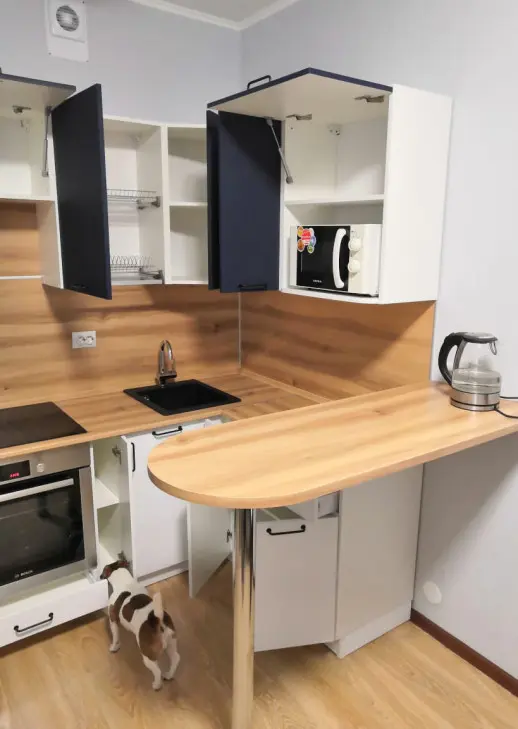 Кухонный гарнитур «Кухонный гарнитур «Майли с барной стойкой »»