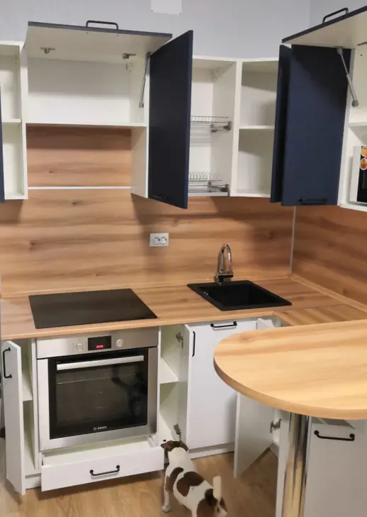 Кухонный гарнитур «Кухонный гарнитур «Майли с барной стойкой »»