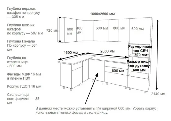 арт. 1 Графит шагрень Дуб сонома - 1600х2600