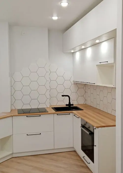 Кухонный гарнитур «Кухонный гарнитур «Тальк / севильская олива»»