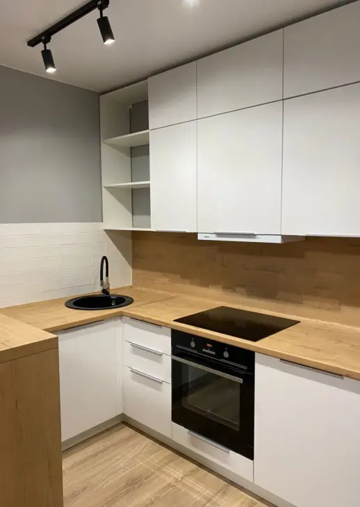 Кухонный гарнитур «Кухонный гарнитур «Белый софт угловая»»