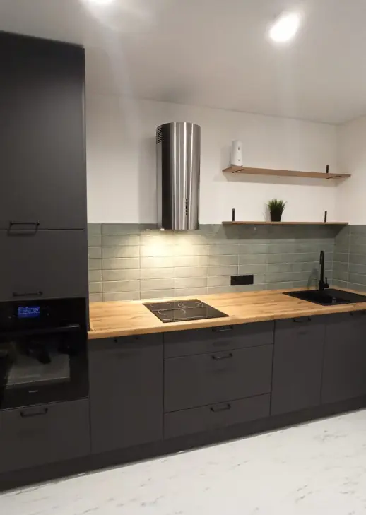 Кухонный гарнитур «Кухонный гарнитур «Графит низ»»