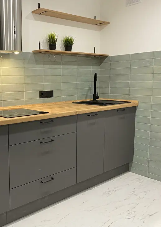 Кухонный гарнитур «Кухонный гарнитур «Графит низ»»