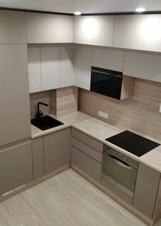 Кухонный гарнитур «Кухонный гарнитур «Софт мокко угловая»»