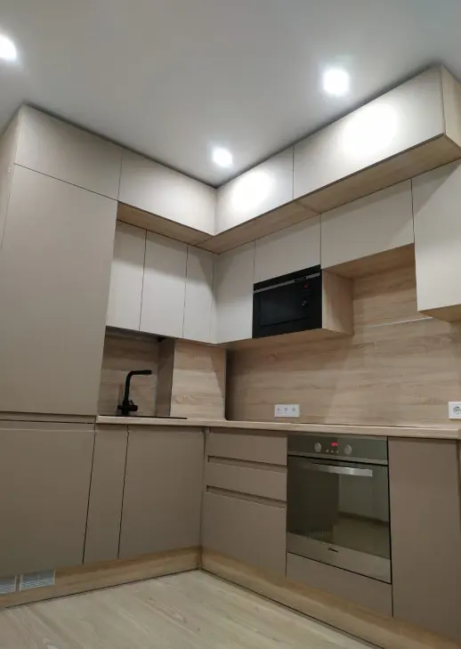 Кухонный гарнитур «Кухонный гарнитур «Софт мокко угловая»»