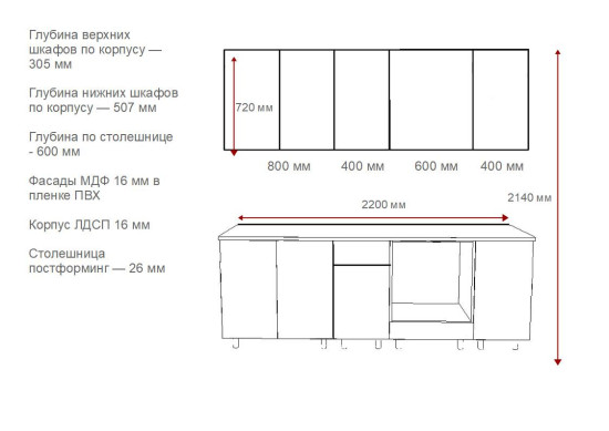 Аликанте - 20 (2200 мм)