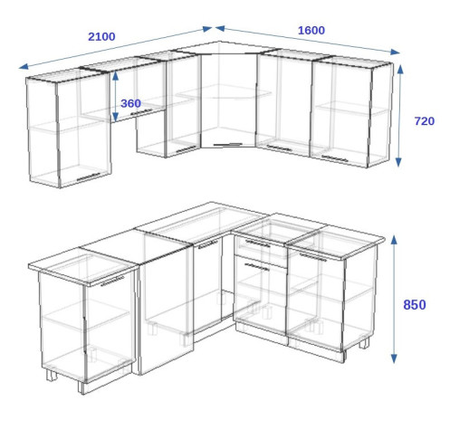 Волна Фиолетовый металлик арт. 13 - 2100х1600