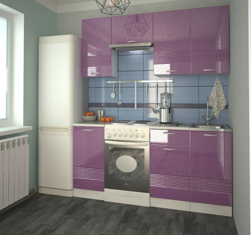 Волна Фиолетовый металлик арт. 8 - 2100