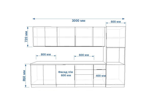 Роялвуд Голубой 3000