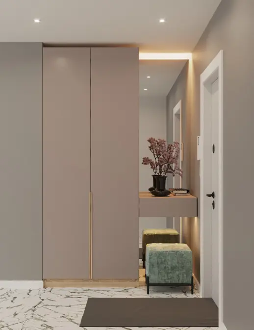 Кухонный гарнитур «Кухонный гарнитур «Набор мебели для прихожей Софт Капучино Дуб сонома»»