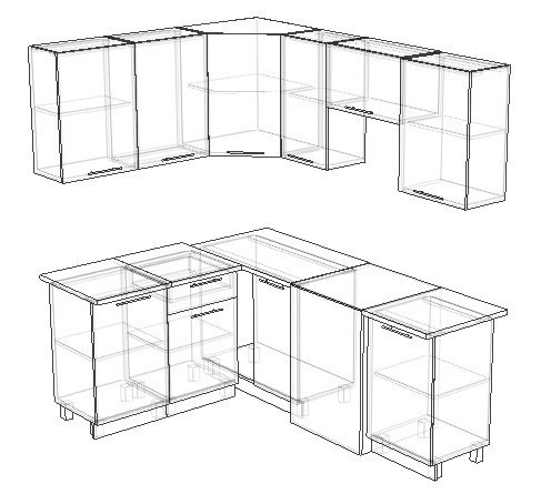 Волна Фиолетовый металлик 1600х2100